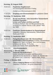 Festprogramm Festprogramm